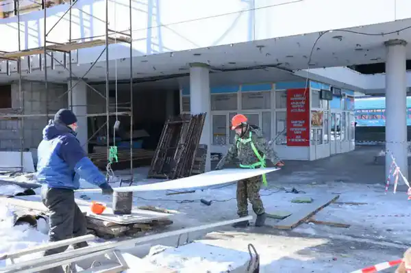 Ход работ по реконструкции здания железнодорожного вокзала (6)