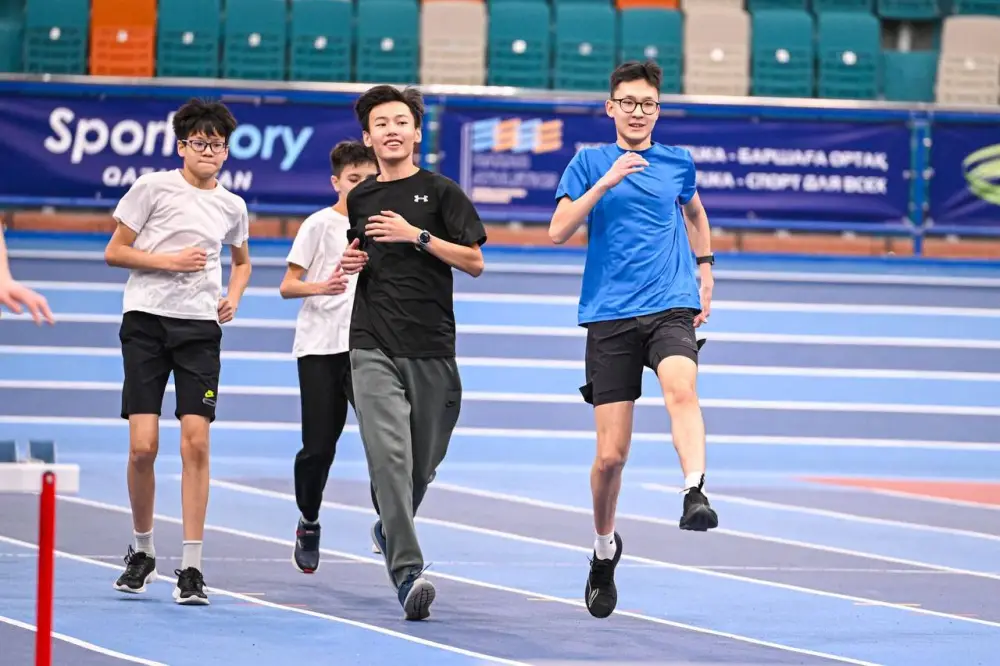 Сборные Казахстана готовятся к Grand Slam по дзюдо и чемпионату Азии в помещении - Ербол Мырзабосынов ознакомился с тренировочным процессом (7)