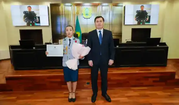 Сотрудников полиции чествовали за победу на международных соревнованиях в столице (2)