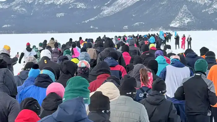 Международный забег на льду «BURABAY ICE - 2026» прошёл на территории Государственного национального природного парка «Бурабай» (8)