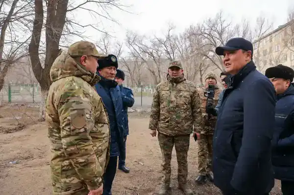 Е. Карашукеев проинспектировал ход ликвидации последствий ЧС в Сарысуском районе (9)