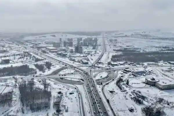 В Усть-Каменогорске, в связи со строительством транспортной развязки, временно изменится схема движения (2)