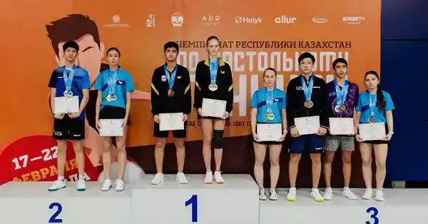 Карагандинские теннисисты завоевали медали всех достоинств на чемпионате Казахстана (2)