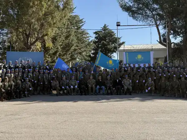 Казахстанские миротворцы на Голанских высотах удостоены медалей ООН за безупречную службу (2)