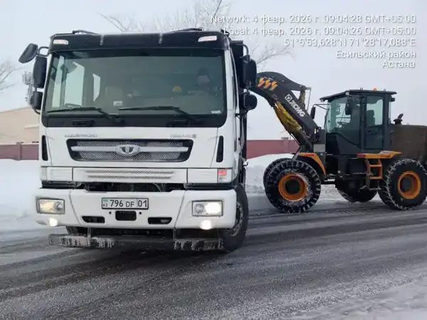 Более 3 тысяч дорожных рабочих и свыше 1 500 единиц спецтехники задействовано в уборке снега в Астане (2)