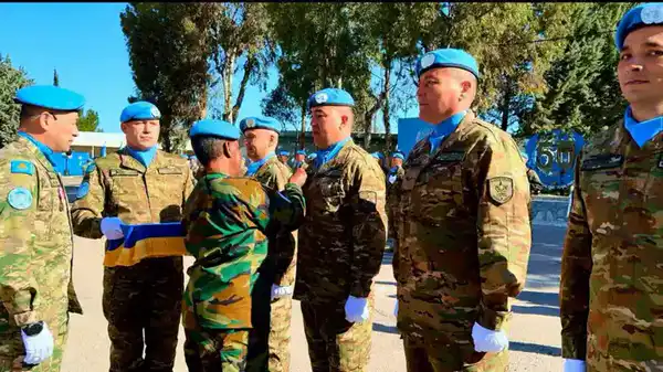 Казахстанские миротворцы на Голанских высотах удостоены медалей ООН за безупречную службу (4)
