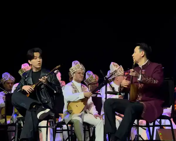 Димаш Кудайберген выступил на творческом вечере Абылая Тлепбергена (8)