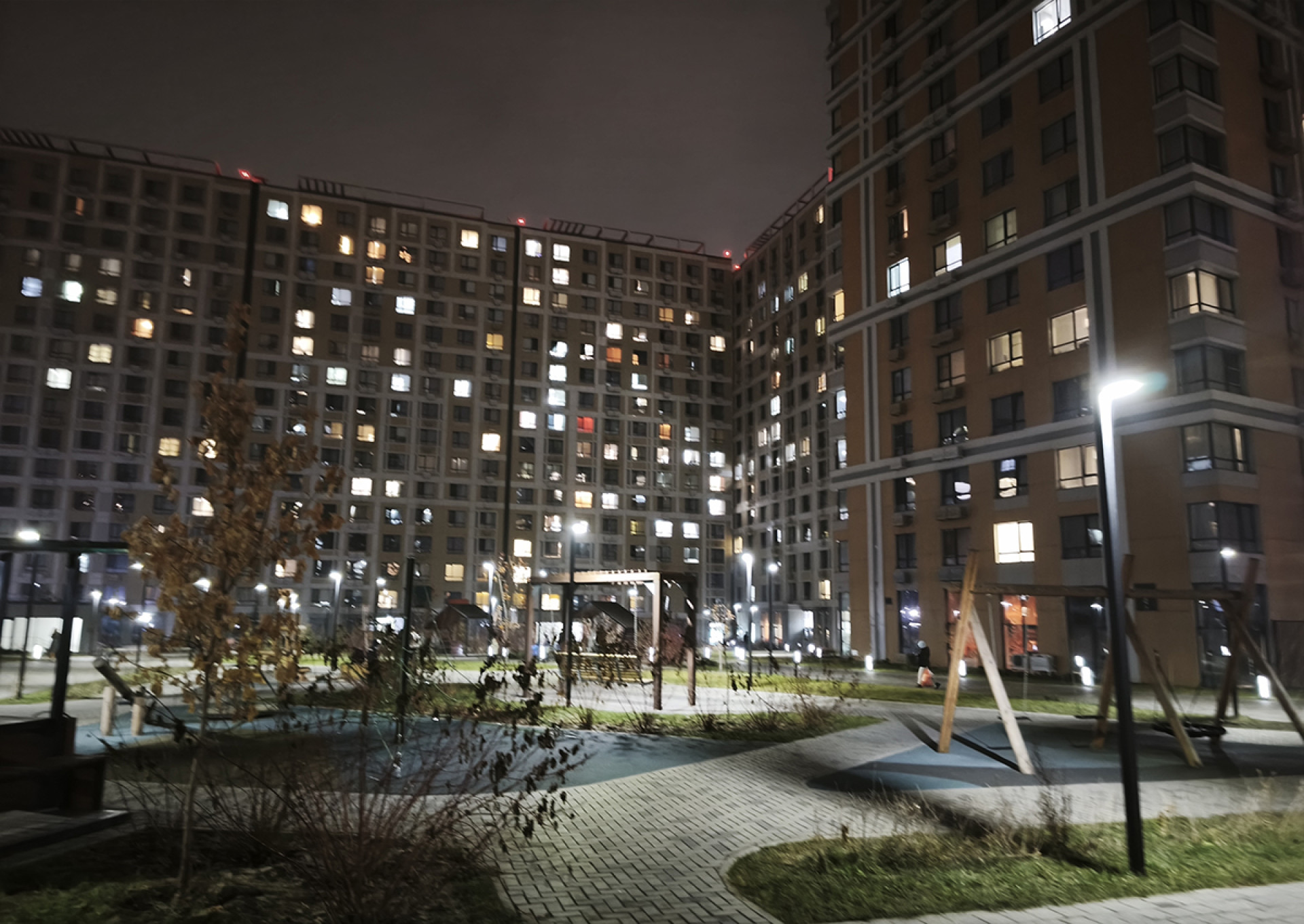 жилой комплекс ночь алматы