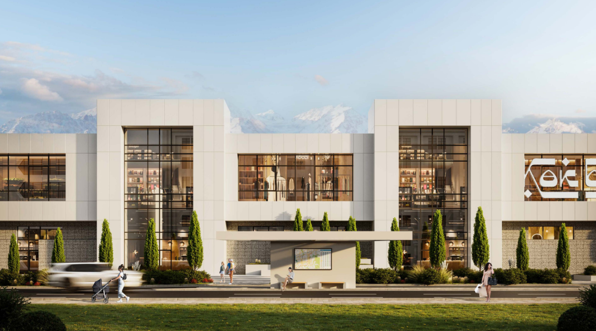 Эскиз реконструкции Зелёного базара, 2026 год.