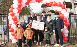 В Шардаре чемпиону мира по армрестлингу вручили ключи от нового жилья