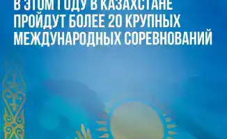 Казахстан: арена для спортивных звезд — более 20 международных соревнований в 2026 году