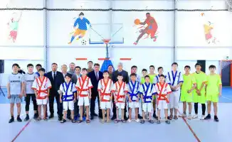 Новый спортивный комплекс в селе Нура Карагандинской области