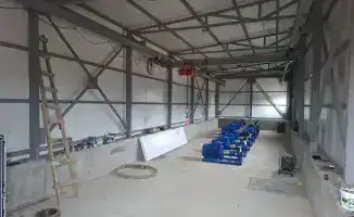 Новая водонасосная станция в Атамекене