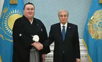 Встреча с Президентом подчеркивает значимость успеха Ерсина Балтагул для развития сумо в Казахстане