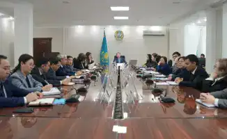 В Министерстве юстиции РК прошло аппаратное совещание по Конституционной реформе под председательством Ерлана Сарсембаева
