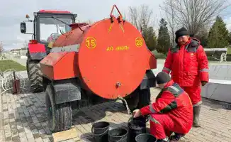 Субботник в Тюлькубасе: 500 жителей объединились для очистки территории и высадки деревьев