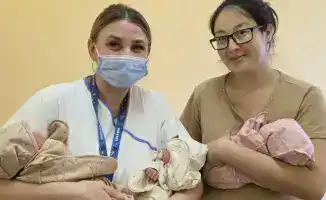 Тройня родилась в Костанайской области в перинатальном центре