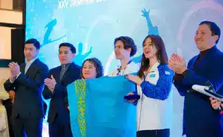 Встреча олимпийского чемпиона Михаила Шайдорова в Астане