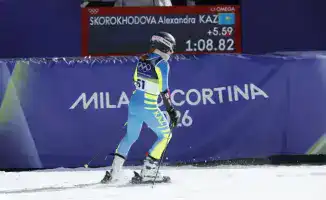 Александра Скороходова завершила гигантский слалом на Олимпиаде, заняв 37-е место