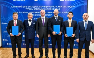 Astana Motors, Корейские и Американские Партнеры, Локализация Производства Дисков в РК, Трехсторонний Меморандум, Совместное Предприятие