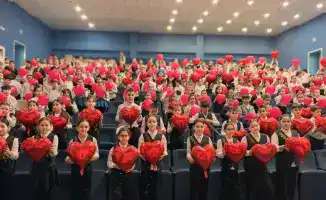 Акция благодарности школьников Астаны в средней школе №116