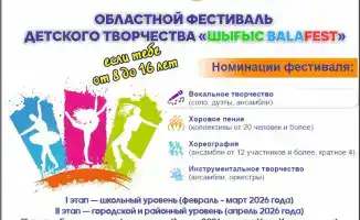 Фестиваль детского творчества ВКО ШЫҒЫС BALAFEST 2023