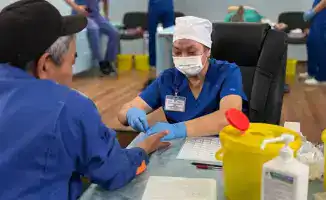 В Алматы прошла масштабная акция по сдаче крови, в которой приняли участие 60 доноров