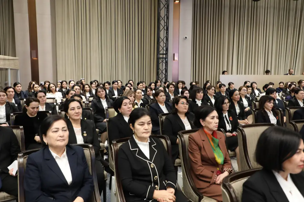 Член Высшего Судебного Совета Салтанат Жунуспекова приняла участие в Международной конференции «Роль женщин-судей в осуществлении правосудия», состоявшейся в городе Ташкент (4)
