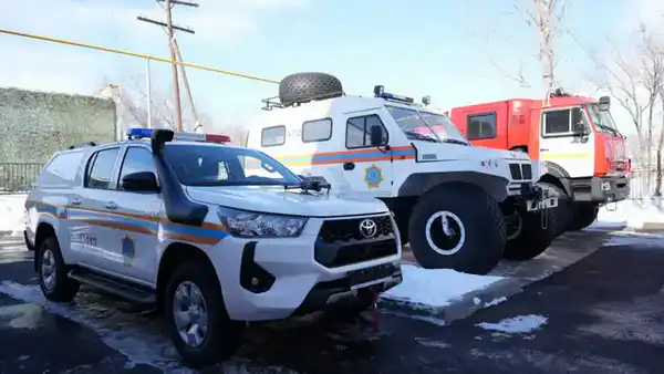 В селе Сарыозек начала работу современная пожарная часть (2)