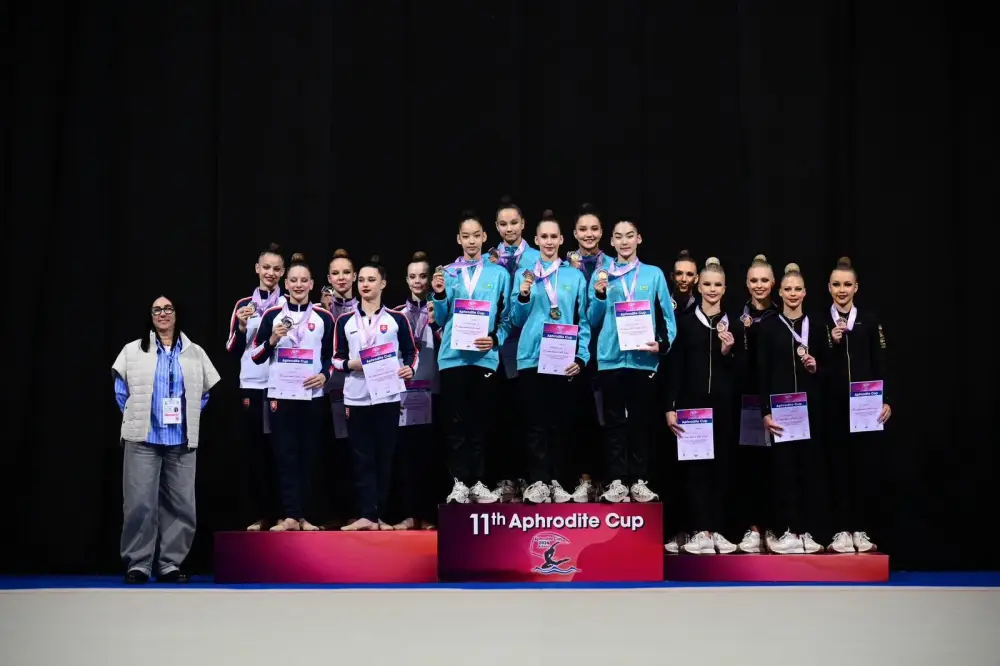 Турнир по художественной гимнастике «Aphrodite Cup»: столичные спортсмены стали лучшими в Афинах (8)