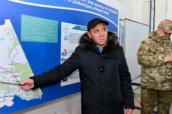 Вице-премьер Канат Бозумбаев ознакомился с ходом противопаводковых мероприятий в области Абай (10)