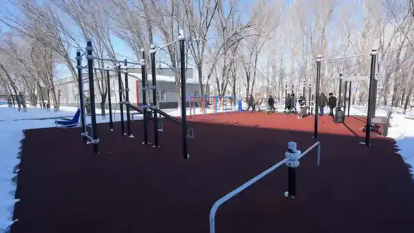 В селе Сарыозек начала работу современная пожарная часть (10)