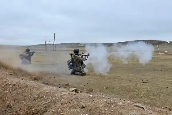 В Конаевском гарнизоне прошло ротное тактическое учение (2)