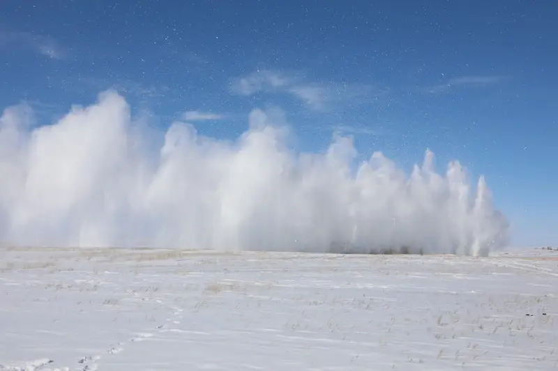 На реках Карагандинской области начались взрывные работы (4)