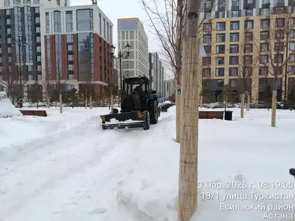 В Астане на снегоуборочные работы вывели более 1,7 тыс. единиц спецтехники (2)