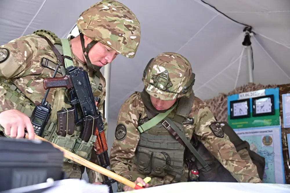 В учебном центре «Коктал» проходят сборы подразделений Десантно-штурмовых войск (4)