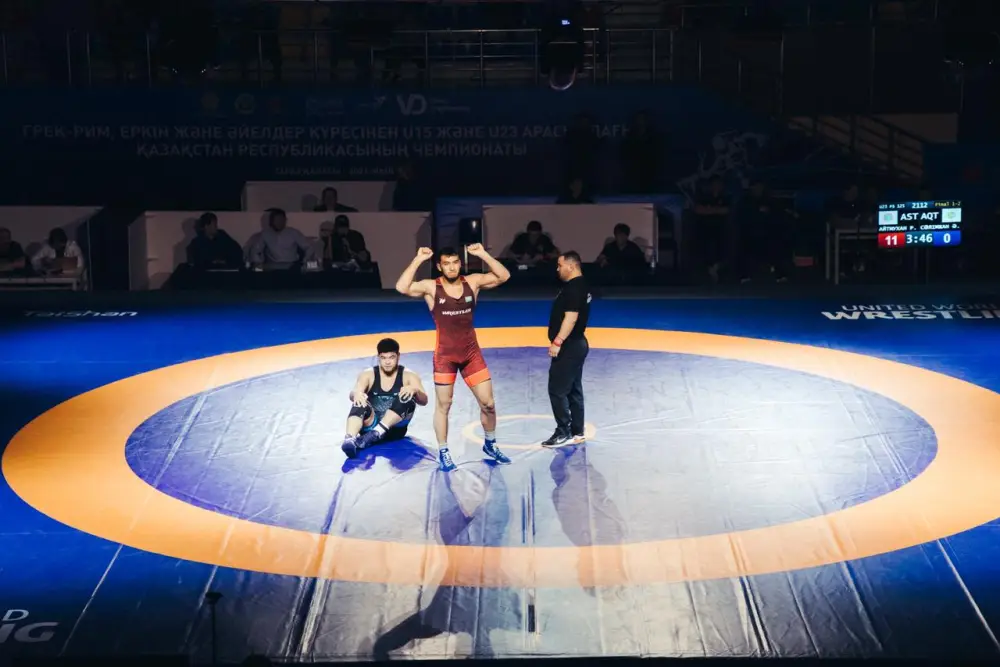 Ризабек Айтмухан стал чемпионом страны в новом весе (2)