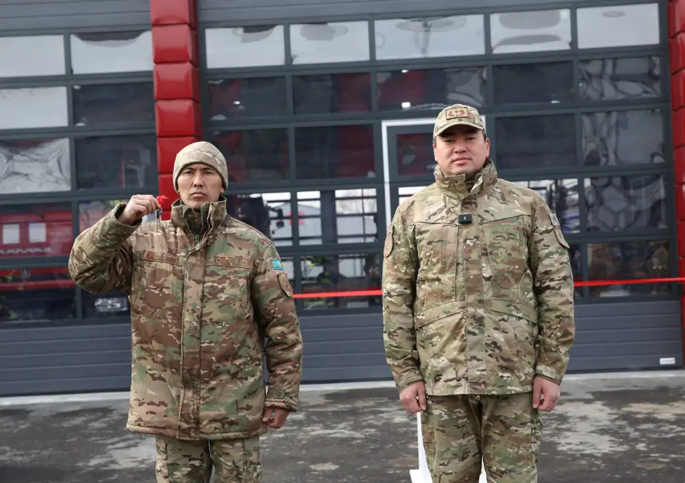 Чингис Аринов открыл первый в Казахстане пожарно-спасательный комплекс нового формата (6)