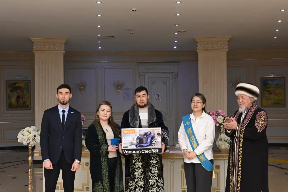 Наурызнама – 2026: в Талдыкоргане в рамках «Шаңырақ күні» четыре пары торжественно вступили в брак (3)