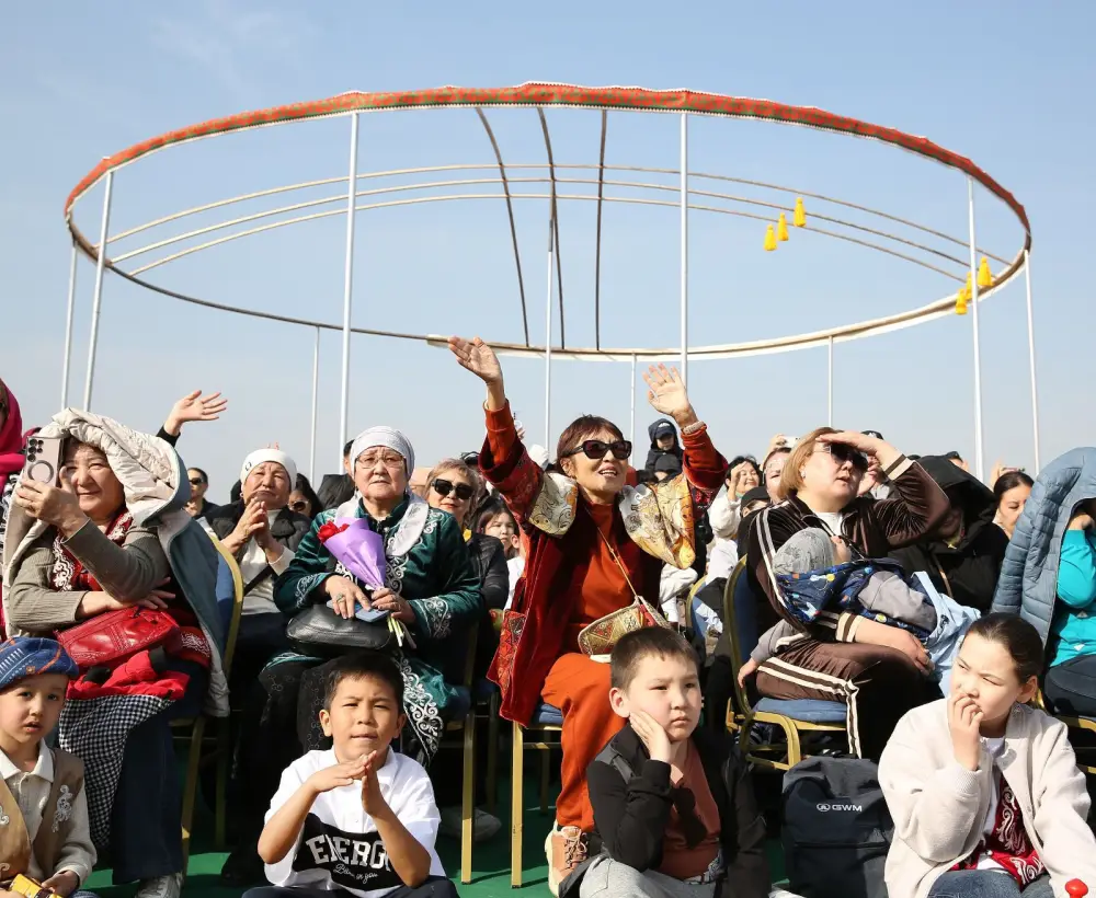 Самый большой шанырак: в Алматы в дни Наурыза установлен мировой рекорд (4)