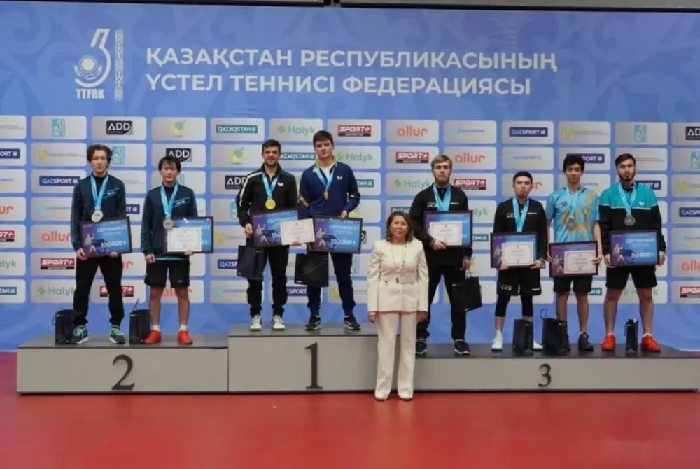 Алматинские спортсмены стали победителями чемпионата Казахстана по настольному теннису (2)