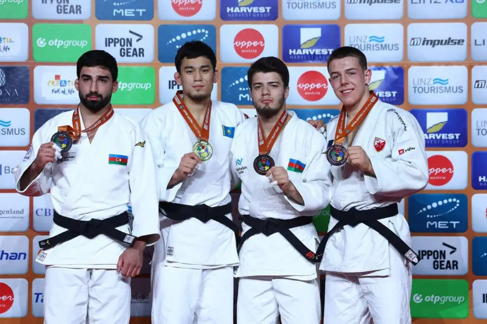 Дзюдо: сборная Казахстана завершила Гран-при Австрии с 1 золотой и 1 бронзовой медалями (2)