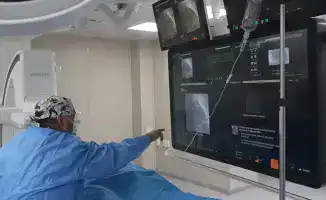 Современное ангиографическое оборудование спасает жизнь пациенту с острым коронарным синдромом в Казахстане