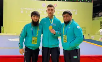 Kazakhstan's Bogdan Neumyvakin Claims Historic Gold at World Wushu-Sanda Championship