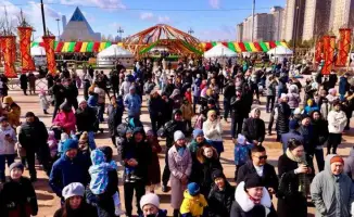 Масштабное дрон-шоу в Астане: световое представление казахской культуры