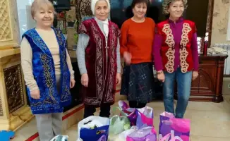 благотворительная акция пенсионеров в Астане накануне Наурыза