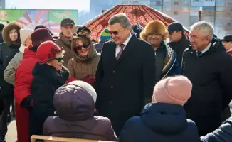 Наурыз в Петропавловске: празднование в дворах с участием акима области