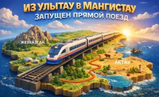 Путешествие по железным дорогам: новый прямой поезд соединит Жезказган и Мангистау