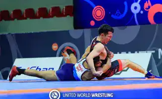 Столичный борец Марлан Мукашев стал бронзовым призером международного турнира