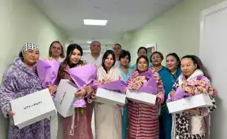 Открытие обновленного перинатального центра в Енбекшиказахском районе